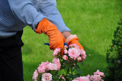 Contact options for accessibility requests on a local gardening site